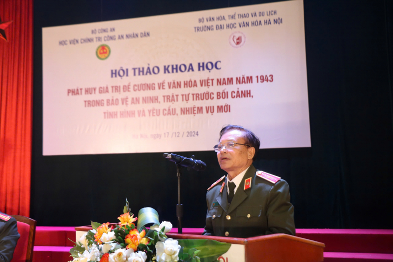 Phát huy giá trị Đề cương về văn hóa Việt Nam trong bảo vệ ANTT phù hợp với bối cảnh mới -0
