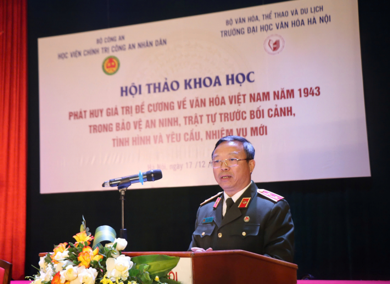 Phát huy giá trị Đề cương về văn hóa Việt Nam trong bảo vệ ANTT phù hợp với bối cảnh mới -0