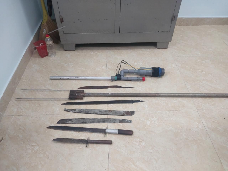 Bắt các đối tượng tổ chức sử dụng trái phép chất ma túy có súng -0