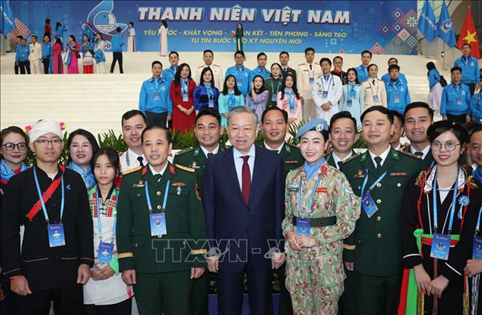 Tổng Bí thư Tô Lâm dự phiên trọng thể Đại hội IX Hội Liên hiệp Thanh niên Việt Nam -0