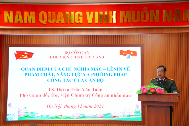 Nâng cao chất lượng đội ngũ cán bộ hậu cần- kỹ thuật CAND là một nhiệm vụ chiến lược trong bối cảnh hiện nay -0