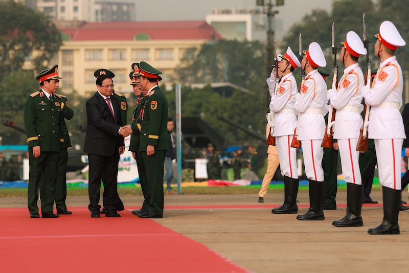 Thủ tướng Phạm Minh Chính dự lễ khai mạc Triển lãm Quốc phòng quốc tế Việt Nam 2024 -1