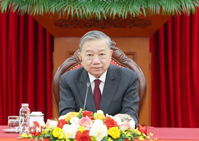 Tổng Bí thư: Thúc đẩy hiệu quả quan hệ Đối tác Chiến lược Việt Nam-Singapore -0