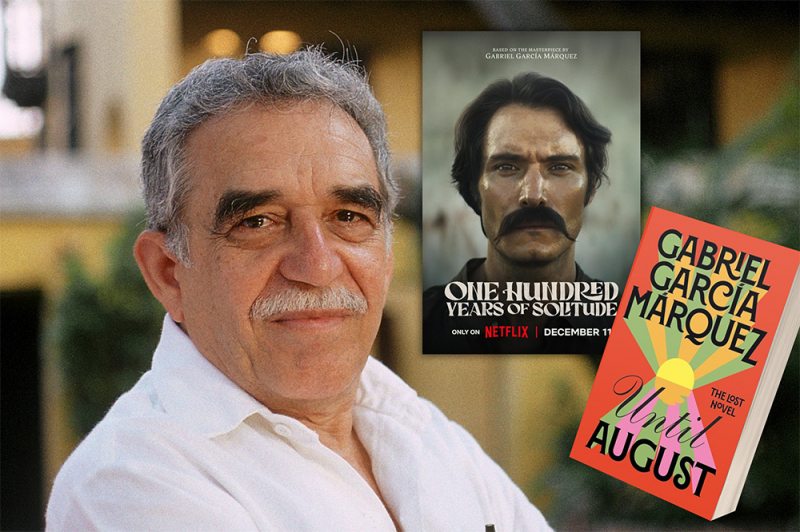 gabriel garcía márquez và 2 tác phẩm phái sinh gần đây của mình. ảnh evanston public library, netflix và amazon.jpg -0