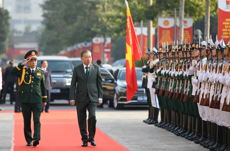 Tổng Bí thư Tô Lâm dự Lễ kỷ niệm 80 năm Ngày thành lập Quân đội nhân dân Việt Nam -0