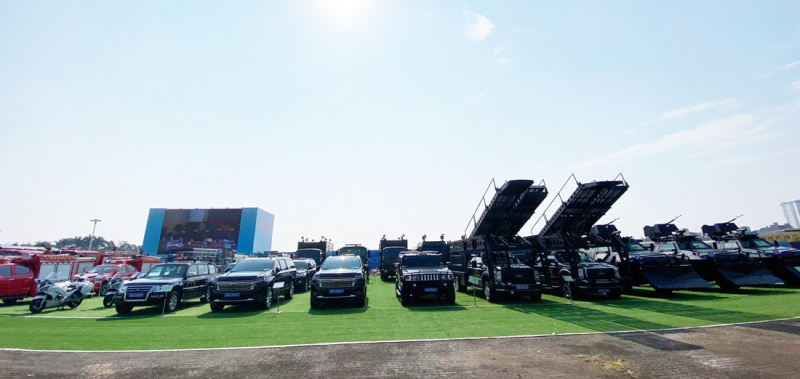 Bộ Công an tham gia Triển lãm Quốc phòng với nhiều sản phẩm mang tính ứng dụng thị trường năng động  -0