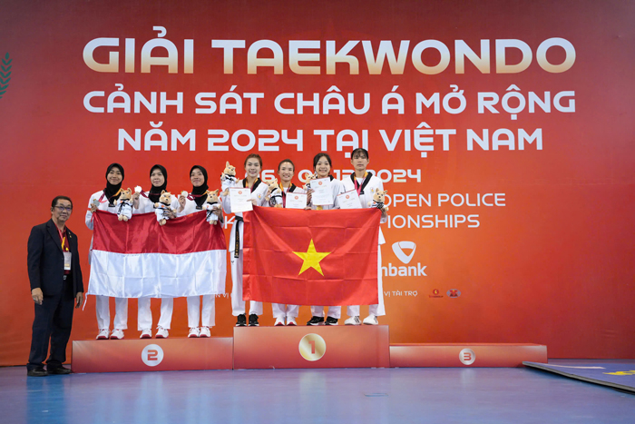 Ấn tượng giải Taekwondo Cảnh sát châu Á mở rộng năm 2024 -3