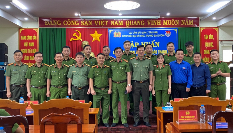 Hơn 200 cán bộ tham gia tập huấn công tác đoàn và phong trào thanh niên CAND -1