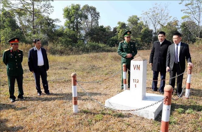 Phó Thủ tướng Hồ Đức Phớc thăm, làm việc tại Đồn Biên phòng Cửa khẩu quốc tế Tây Trang -0