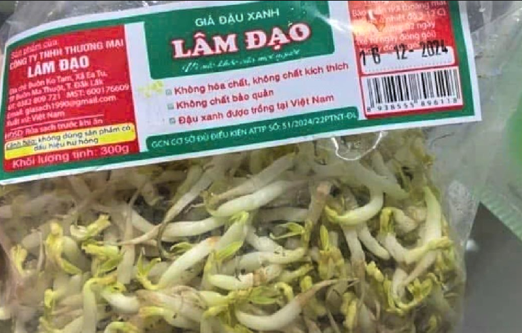 UBND tỉnh Đắk Lắk chỉ đạo xử lý nghiêm vụ giá đỗ ngâm hoạt chất cấm -0