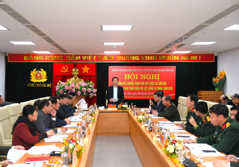Nhiều kết quả nổi bật trong phối hợp công tác dân vận giữa Ban Dân vận Trung ương, Bộ Công an và Tổng cục QĐND Việt Nam -0