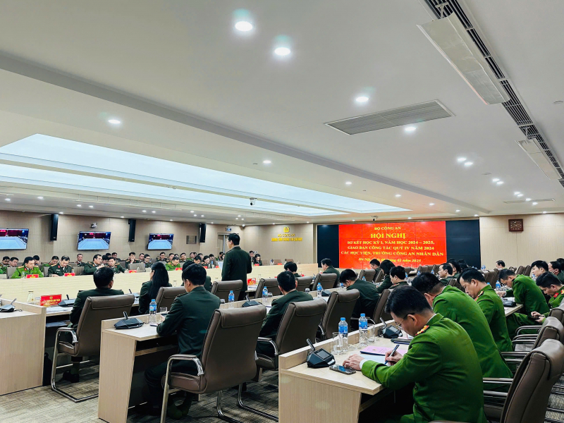 Tổ chức công tác tuyển sinh CAND năm 2025 đảm bảo chất lượng, hiệu quả -0