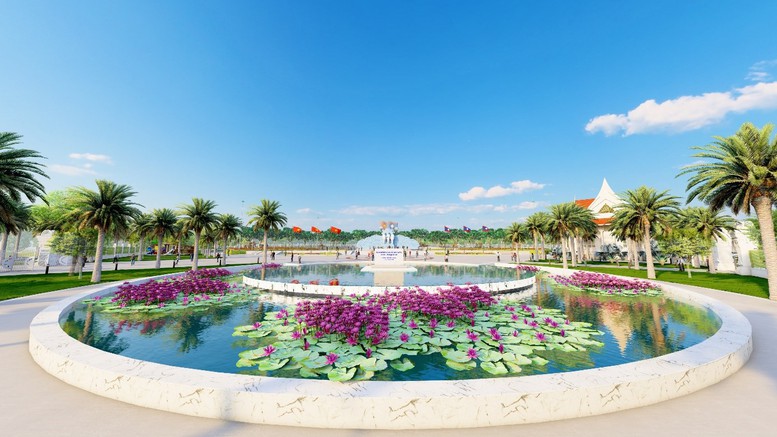 Hai Thủ tướng dự lễ động thổ Công viên hữu nghị Lào - Việt Nam -0