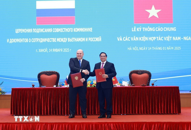 Thông cáo chung về kết quả chuyến thăm chính thức Việt Nam của Thủ tướng Nga -0