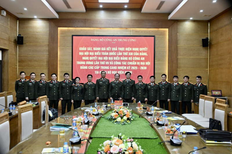 Tập trung cho công tác chuẩn bị tổ chức Đại hội điểm tại Đảng bộ Học viện ANND -0