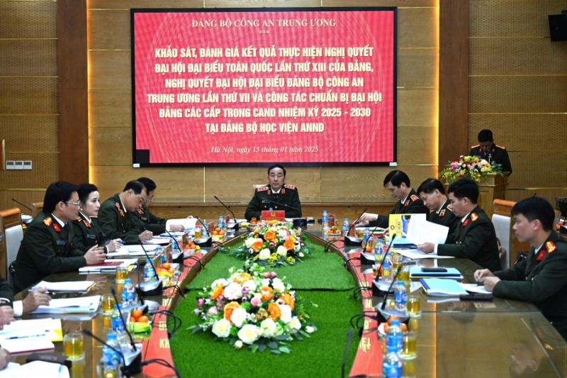 Tập trung cho công tác chuẩn bị tổ chức Đại hội điểm tại Đảng bộ Học viện ANND -0