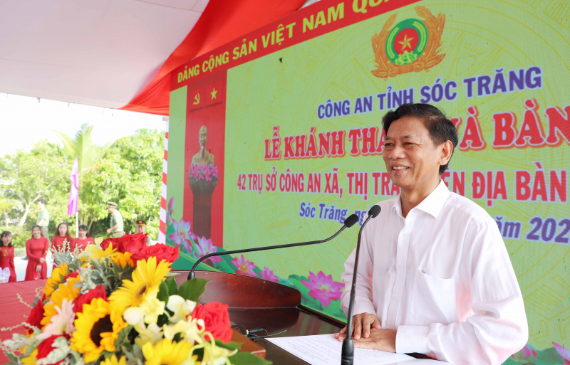 Bàn giao 42 trụ sở Công an cấp xã ở Sóc Trăng -0