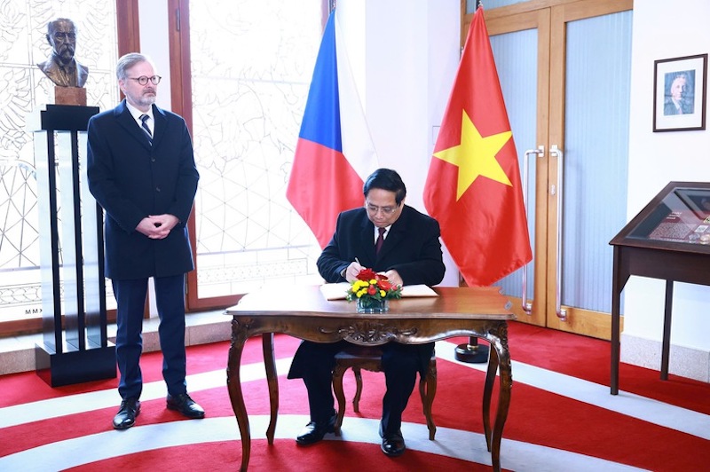 Thủ tướng Chính phủ Phạm Minh Chính hội đàm với Thủ tướng Cộng hoà Czech Petr Fiala. -0