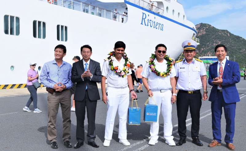 Khánh Hòa đón chuyến tàu biển quốc tế đầu tiên với 1.200 du khách -0