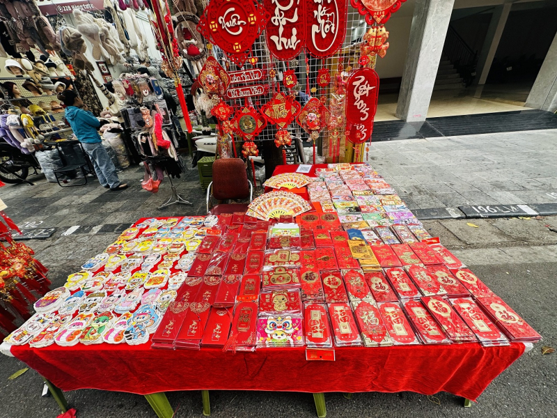 Nhộn nhịp chợ hoa xuân Hàng Lược -0