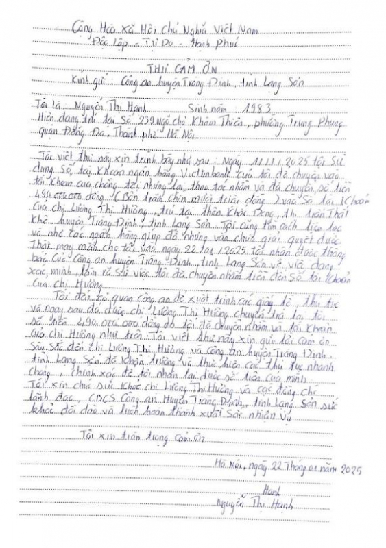 Người dân nhận lại 490 triệu đồng chuyển khoản nhầm nhờ sự hỗ trợ của Công an  -0