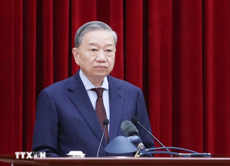 Tổng Bí thư Tô Lâm phát biểu khai mạc Hội nghị Ban Chấp hành Trung ương Đảng khóa XIII -0