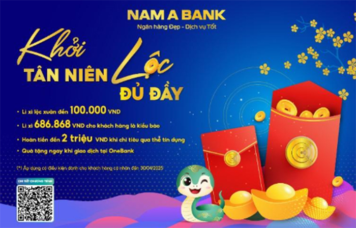 “Khởi Tân Niên – Lộc Đủ Đầy” cùng Nam A Bank -0