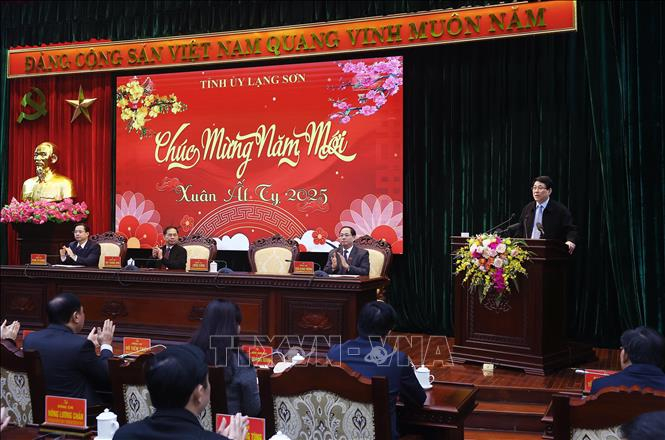 Chủ tịch nước Lương Cường thăm và làm việc với Tỉnh ủy Lạng Sơn -0