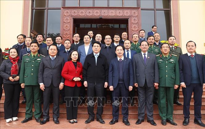 Chủ tịch nước Lương Cường thăm và làm việc với Tỉnh ủy Lạng Sơn -0