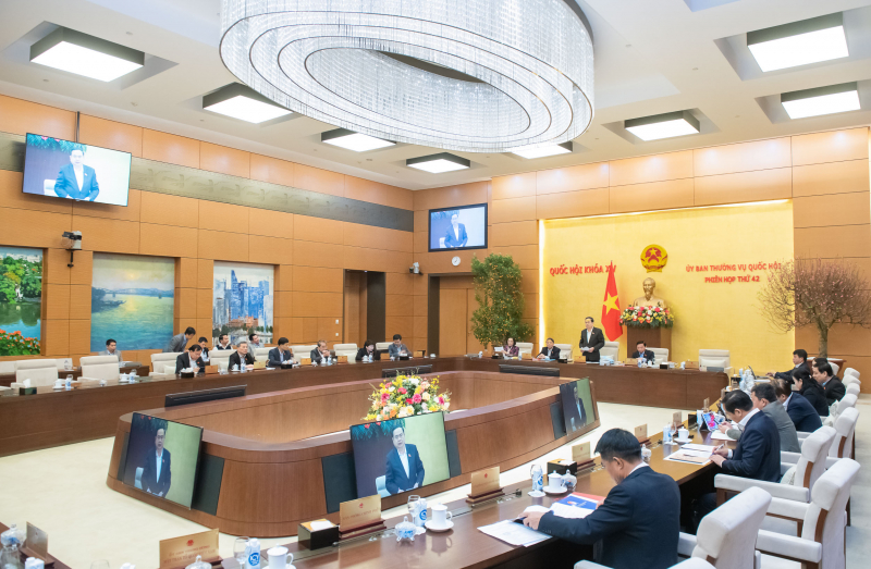 Khai mạc Phiên họp thứ 42 của Ủy ban Thường vụ Quốc hội -0