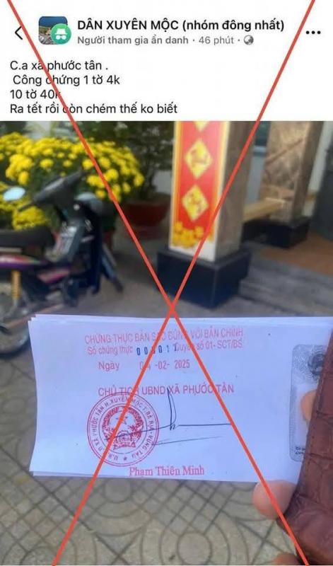 Xử lý đối tượng đăng thông tin sai sự thật, xuyên tạc về Công an xã -3