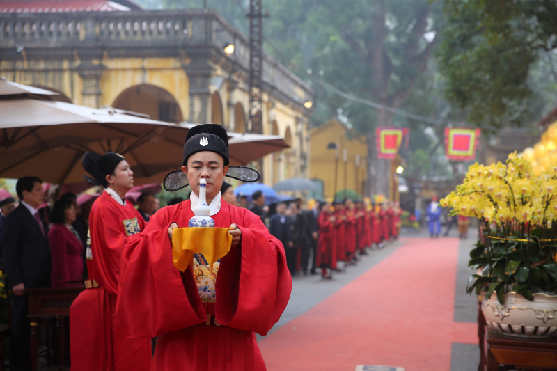 Chủ tịch nước Lương Cường dâng hương - khai xuân Ất Tỵ tại di sản Hoàng thành Thăng Long – Hà Nội -1