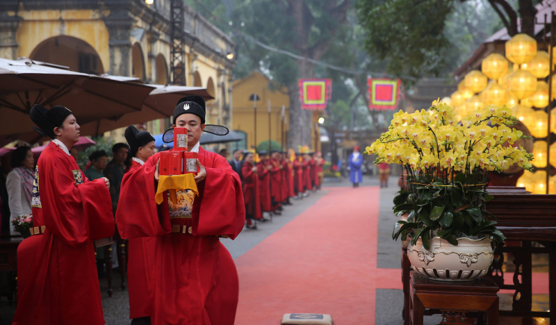 Chủ tịch nước Lương Cường dâng hương - khai xuân Ất Tỵ tại di sản Hoàng thành Thăng Long – Hà Nội -2