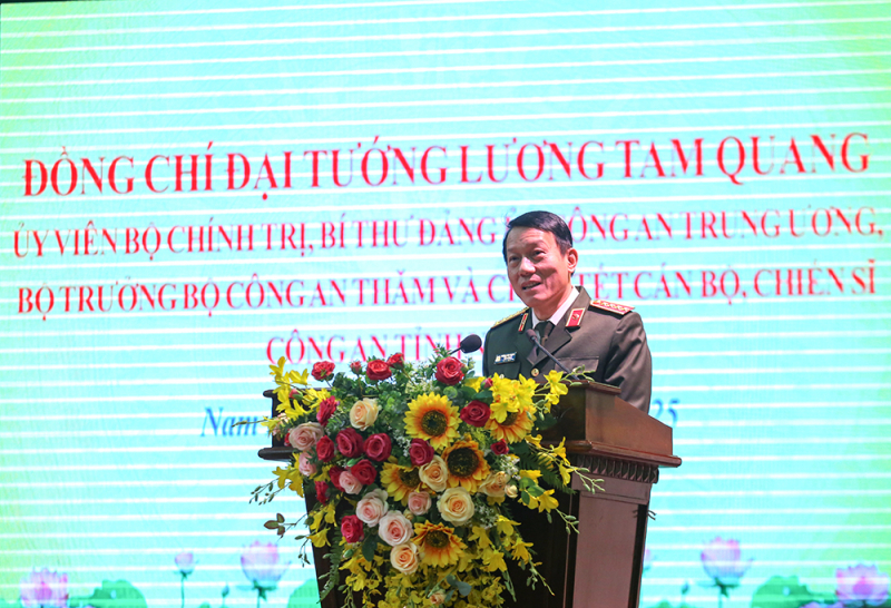 Công an tỉnh Nam Định giữ vững ANTT, tuyệt đối không để xảy ra bị động, bất ngờ -0