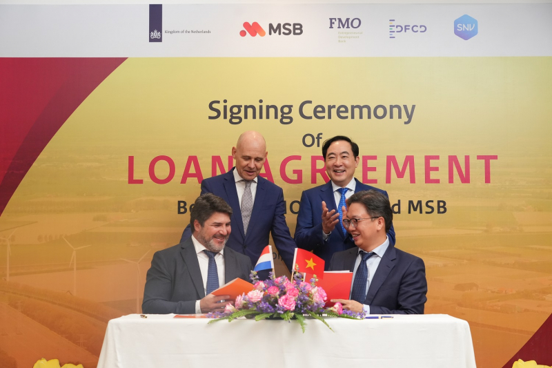 MSB và FMO ký hợp đồng vay 80 triệu USD cho một tương lai xanh -0