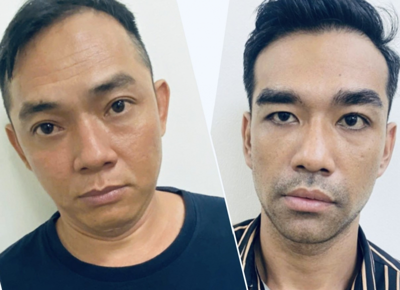 Bắt nhanh 2 con nghiện người đầy tiền án đeo bám giật giỏ xách người phụ nữ -0