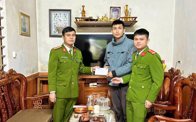Tự hào lên đường thực hiện nghĩa vụ CAND -0