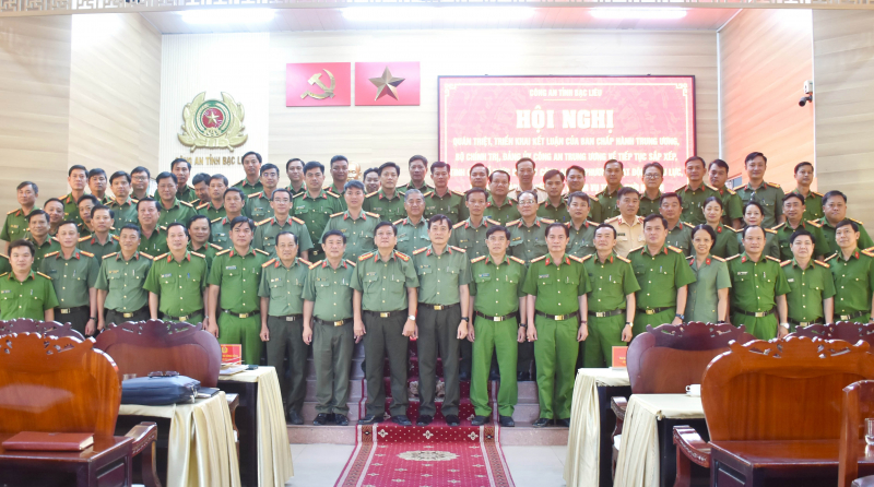 Quyết liệt tinh gọn tổ chức bộ máy trong Công an tỉnh Bạc Liêu -0