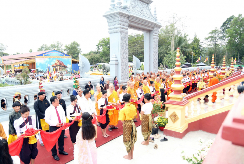 Khánh thành Chánh điện Học viện Phật giáo Nam tông Khmer -0