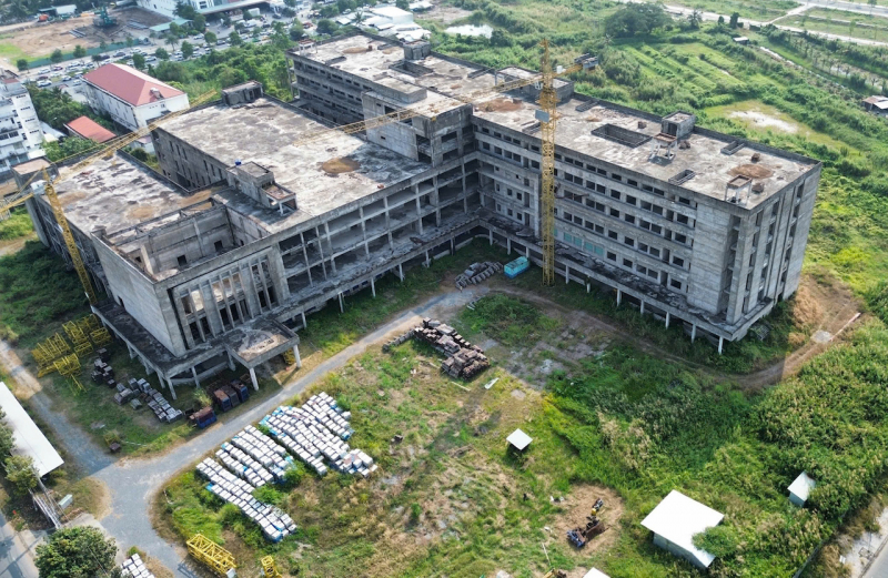 Cận cảnh dự án bệnh viện nghìn tỷ nằm