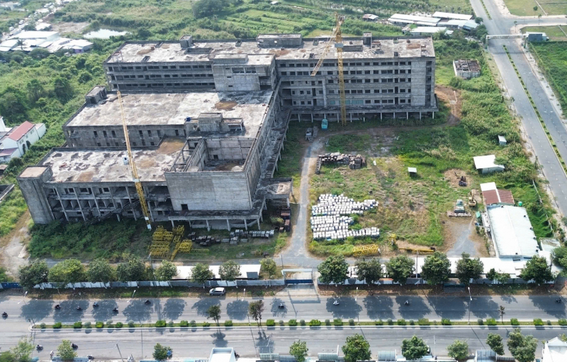 Cận cảnh dự án bệnh viện nghìn tỷ nằm