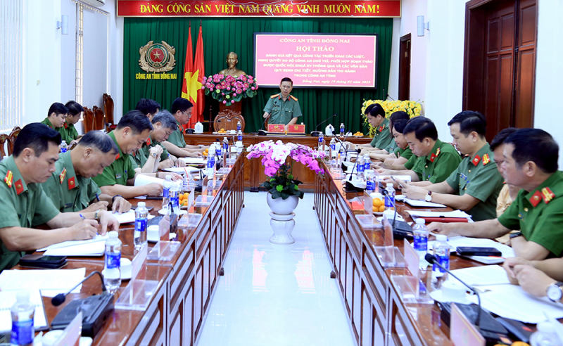 Đánh giá công tác triển khai thi hành các Luật, Nghị quyết do Bộ Công an chủ trì, phối hợp soạn thảo được Quốc Hội thống qua   -0