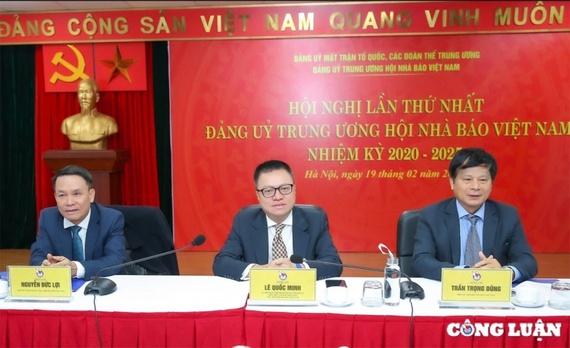 Ra mắt Ban Chấp hành, Ban Thường vụ Đảng ủy Trung ương Hội Nhà báo Việt Nam -0