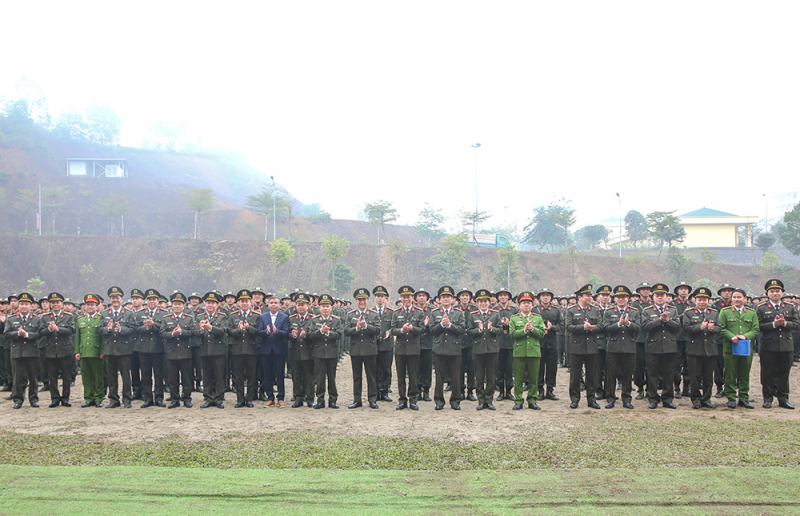 Khai giảng khóa huấn luyện công dân thực hiện nghĩa vụ tham gia CAND -0