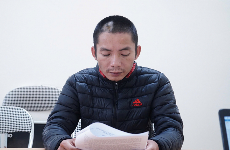 Đối tượng Hoàng Văn Trường đã ra đầu thú -0