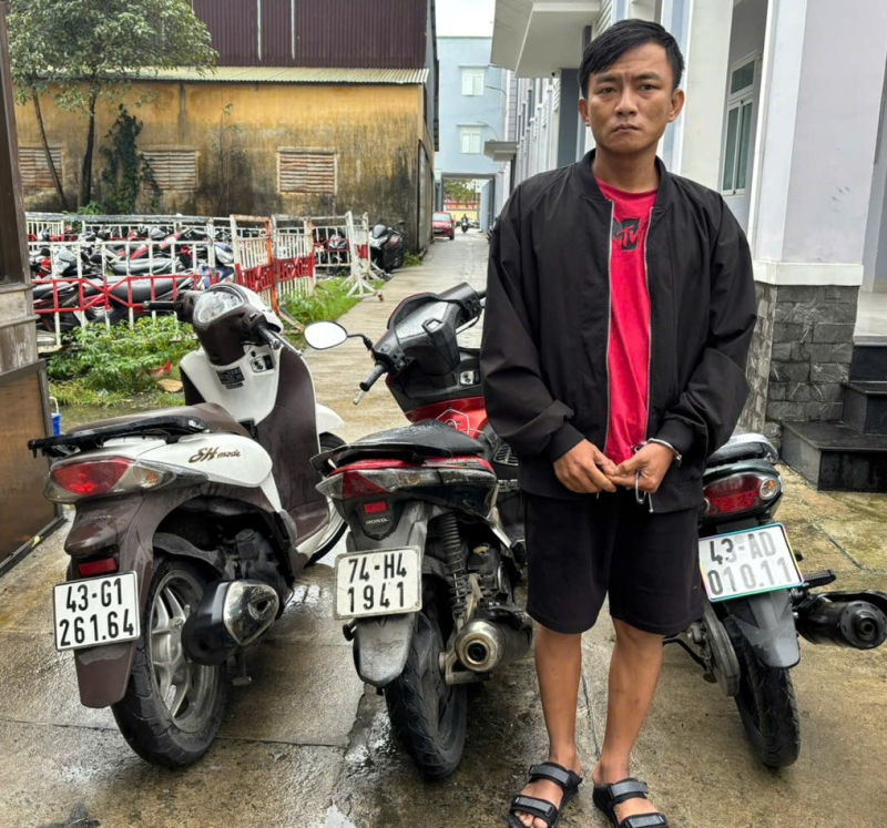 Đà Nẵng: “Cõng 3 tiền án” vẫn tiếp tục thực hiện hàng loạt vụ bẻ khóa trộm xe máy  -0
