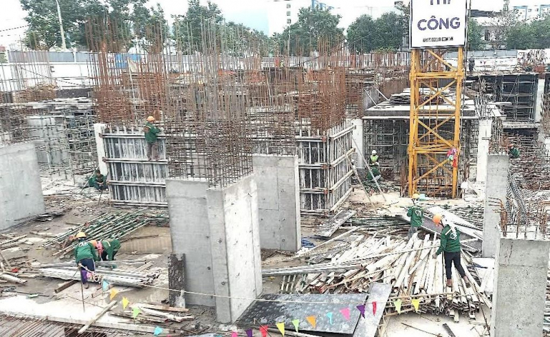 Tiến độ dự án Peninsula Đà Nẵng: tăng tốc thi công, đảm bảo tiến độ -0