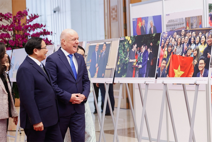 Thủ tướng Phạm Minh Chính chủ trì lễ đón Thủ tướng New Zealand thăm chính thức Việt Nam -0