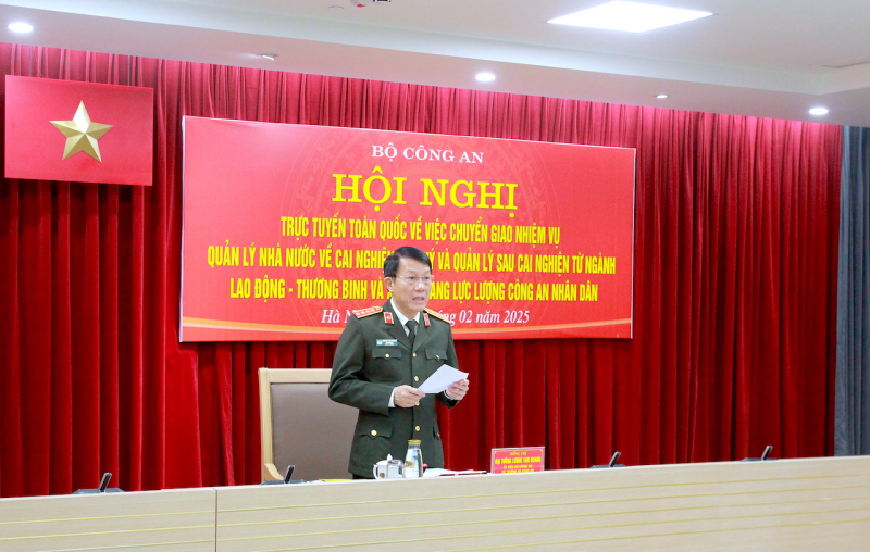 Lực lượng CAND tiếp nhận chức năng quản lý nhà nước về cai nghiện ma tuý và quản lý sau cai từ 1/3/2025 -0