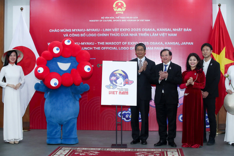 Linh vật EXPO 2025 “chu du” đến Hà Nội -0